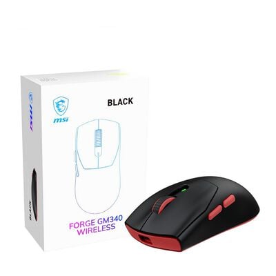 MSI  FORGE GM340 WIRELESS BLACK 