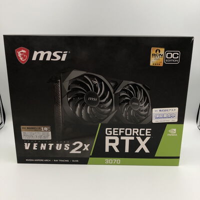 【甲府飯田店】中古  MSI GeForce RTX 3070 VENTUS 2X OC (RTX3070 8G) 143902 