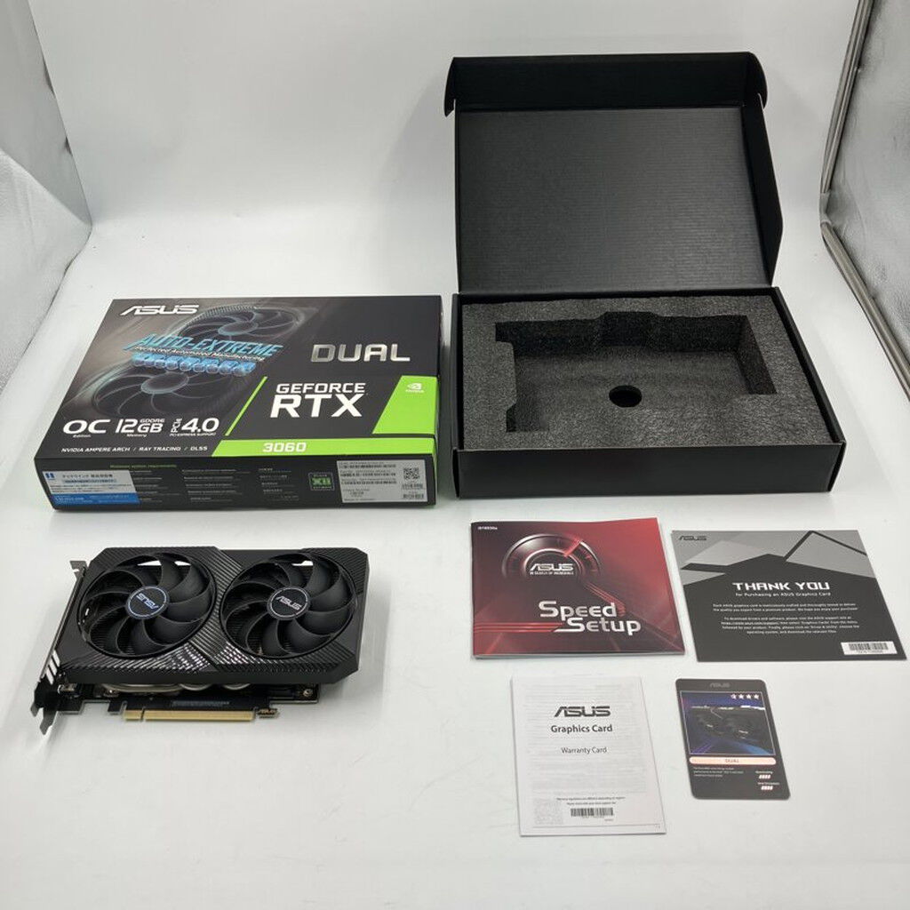 中古 ASUS DUAL-RTX3060-O12G-V2 (RTX3060 12GB) 175497 （365458