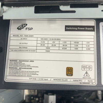 【熊本浜線店】中古  LEVEL&infin; マイクロタワー(i7 10700/16GB/SSD512GB/RTX3060 12GB/W11H) 5370001350 