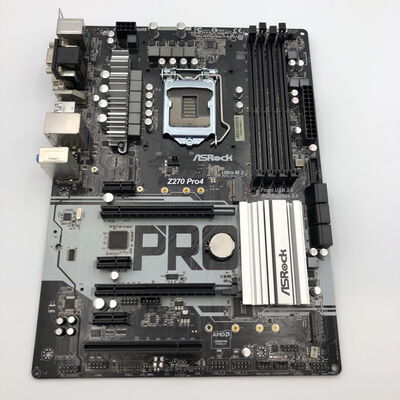 【甲府飯田店】中古  ASRock Z270 Pro4 (Z270 1151 ATX DDR4) 133253 
