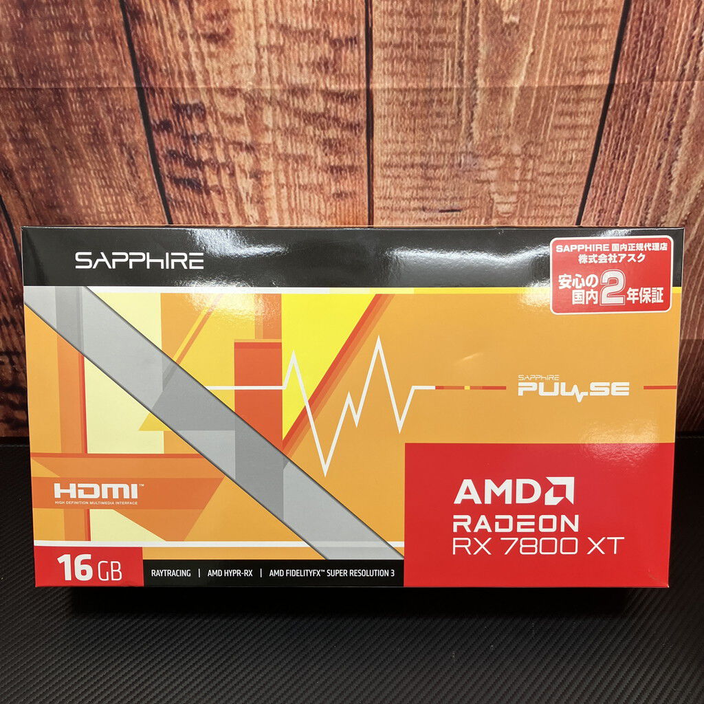 中古 SAPPHIRE 11330-02-20G PULSE RX7800XT GAMING (RX7800XT 16GB