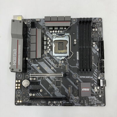 【福井日之出店】中古  MSI Z370M MORTAR （Z370 1151 mATX DDR4） 136219 