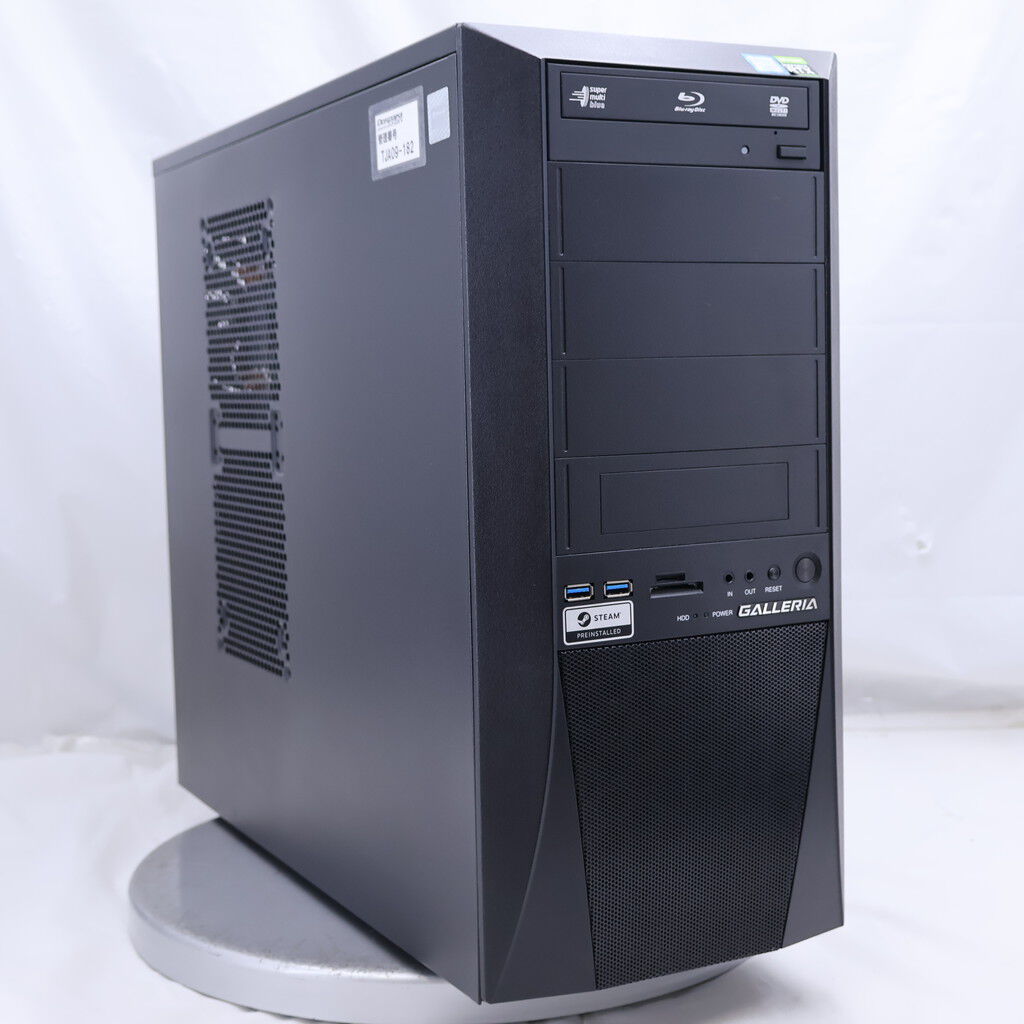 中古　i7 9700K搭載　メモリ32G GTX1070デスクトップPC 中古 THIRDWAVE GALLERIA KT(Intel Core i7 9700K/32GB DDR4 (PC4