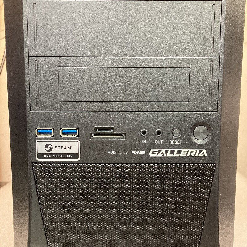 中古 THIRDWAVE GALLERIA XF (Core i7 9700K/16GB/SSD512GB+