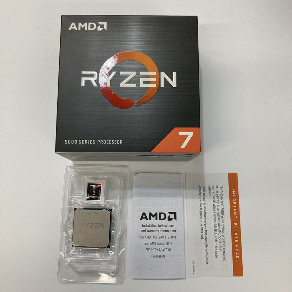 中古 AMD Ryzen 7 5700X (AM4/3.4GHz/36M/C8/T16/65W) 150182
