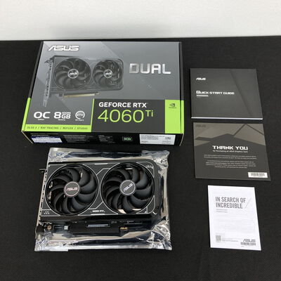 【長野稲里店】中古  ASUS DUAL-RTX4060TI-O8G-V2 (RTX4060Ti 8G) 175547 