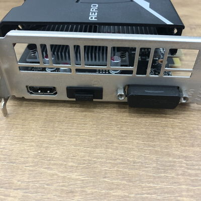 【宇都宮鶴田店】中古  MSI GeForce GTX 1650 AERO ITX 4G OC（GTX1650 4GB） 3480036099 