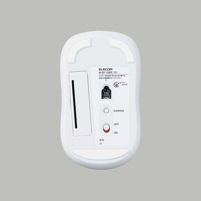 エレコム  M-BY10BRSKWH (抗菌 Bluetooth5.0 静音IRマウス Sサイズ ホワイト) 