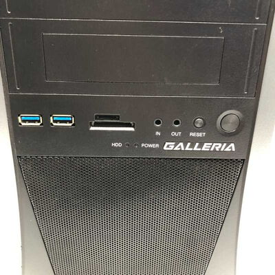 【郡山安積店】中古  GALLERIA ZZ(8700K/GTX1080/16GB/SSD500GB+HDD3TB/DVD/win10) 4640001583 