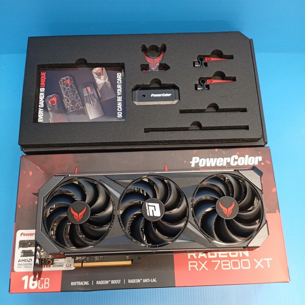 中古 PowerColor Red Devil AMD Radeon RX 7800 XT 16GB GDDR6