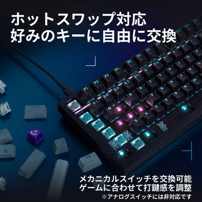 Logicool  G316 X 75 有線ゲーミングキーボード G316X-75-LNBK (ブラック) 