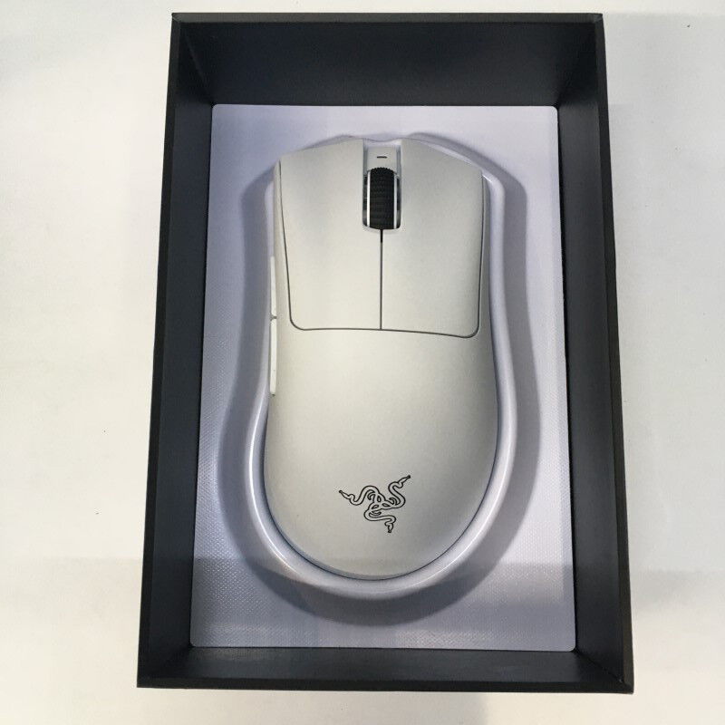 中古 Razer Deathadder V3 Proホワイト 予備ソール付き Amazon.co.jp: Razer レイザー DeathAdder V3 Pro White