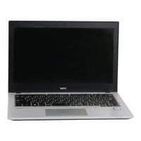 中古  【ジャンク品/保証無/返品質問不可】NEC VersaPro タイプVB PC-VKM17BZG4 (Core i5 8350U/8GB/SSD256GB/-/オンボード/12.5/1366x768/Wi-Fi/WEBCAM/OSなし) 186233 