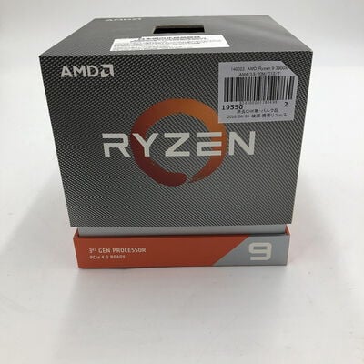 【盛岡都南店】中古  AMD Ryzen 9 3900X (AM4/3.8/70M/C12/T24/105W) 140023 