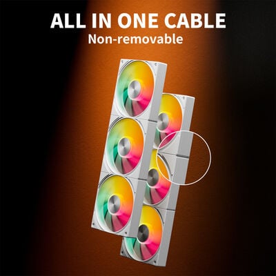 upHere  U3 All-in-One ARGB U3TC3 (360mm ARGB ホワイト) 