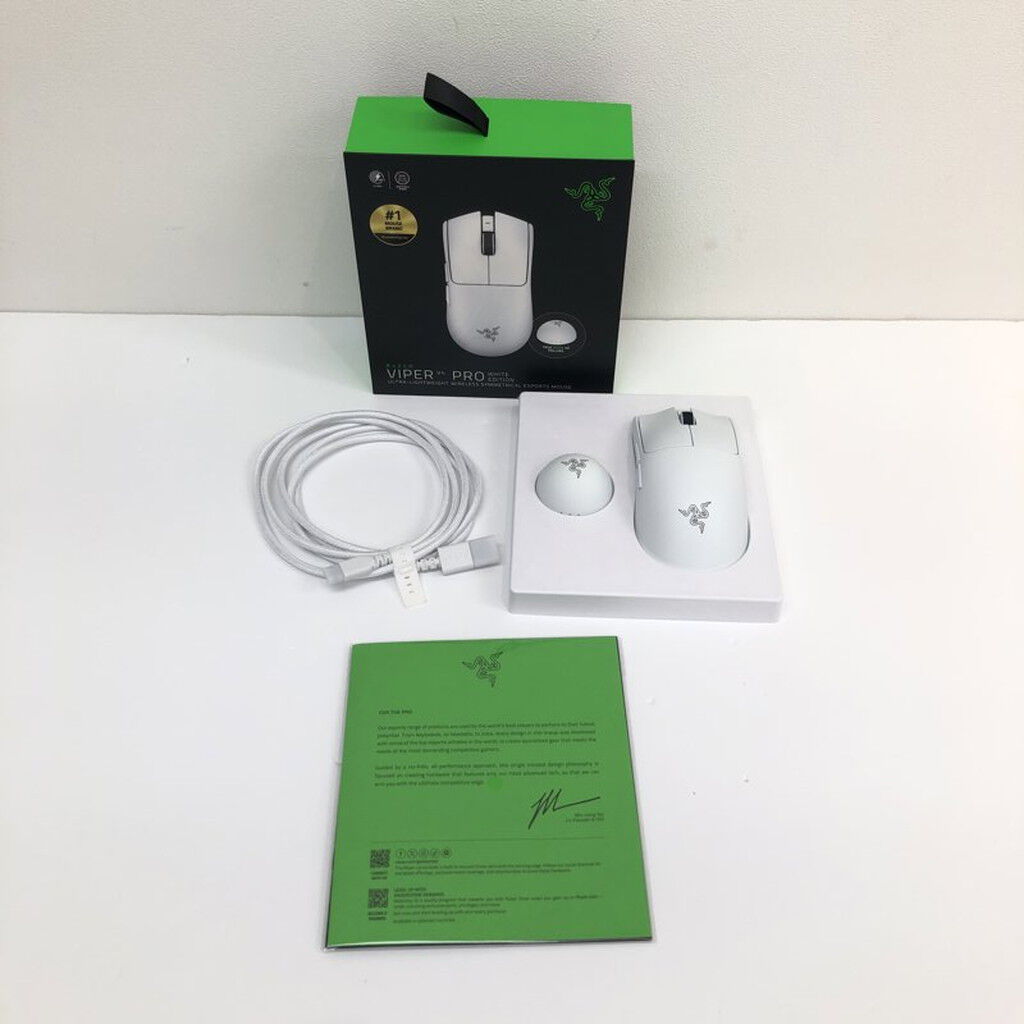 中古 Razer Viper V4 Pro White Edition 4990001576 （382751