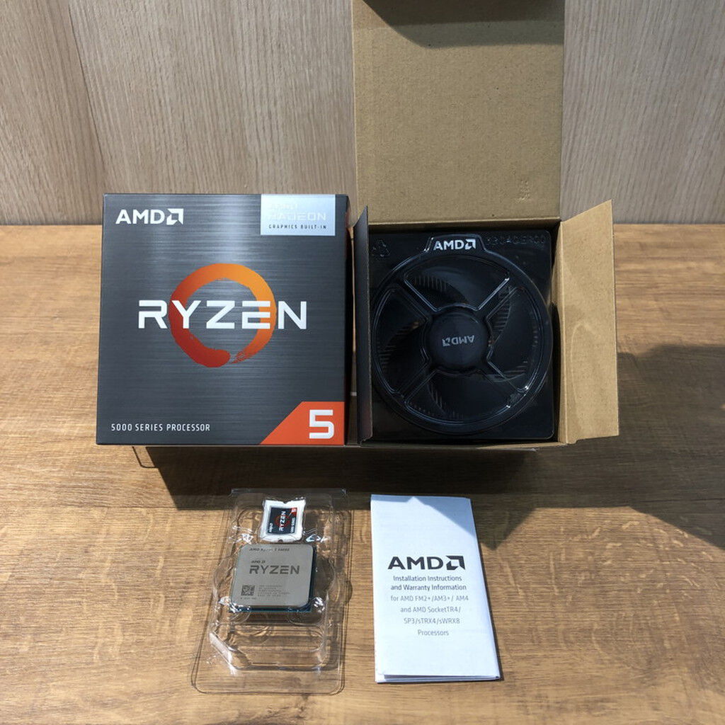 中古 AMD Ryzen 5 5600G (AM4/3.9GHz/19M/C6/T12/65W) 146740 （358944