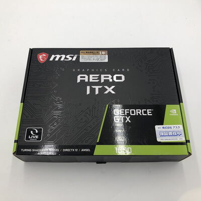 【盛岡都南店】中古  MSI GeForce GTX 1650 AERO ITX 4G OC(GTX1650 4G GDR5) 139574 