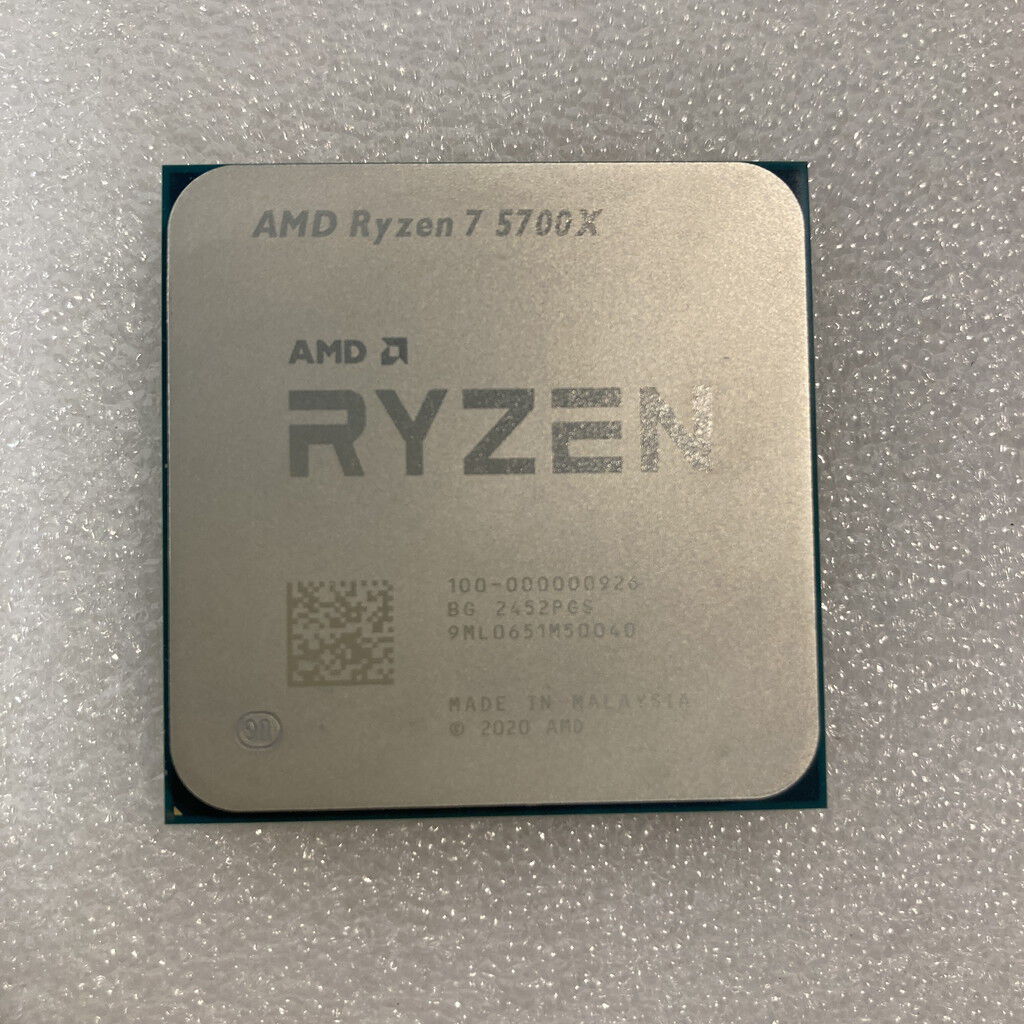 中古 AMD Ryzen 7 5700X (AM4/3.4GHz/36M/C8/T16/65W) 150182