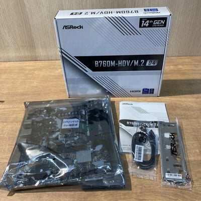 【姫路店】中古  ASRock B760M-HDV/M.2 D4 (B760 1700 mATX DDR4) 167295 