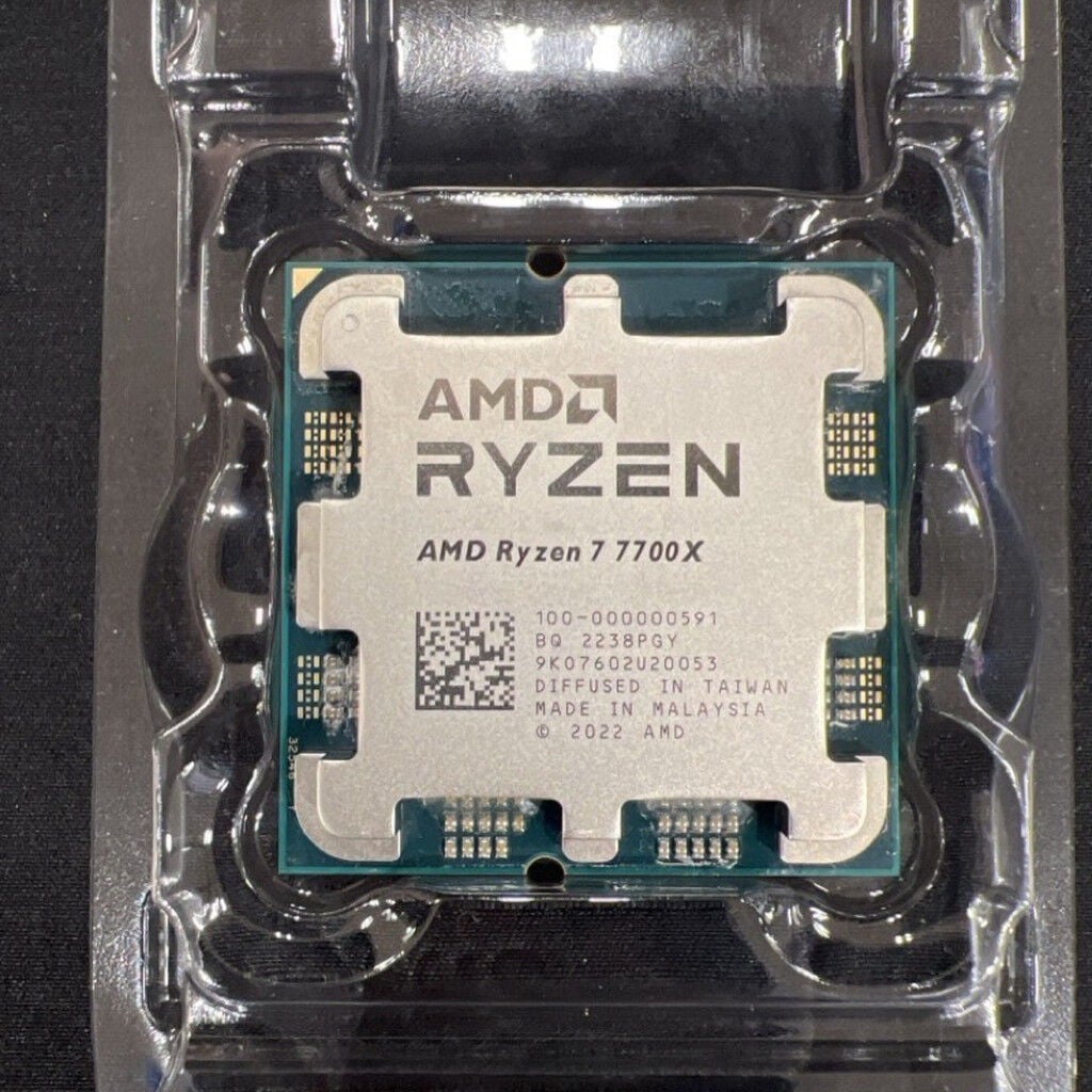 中古 AMD Ryzen 7 7700X (AM5/4.5GHz/40M/C8/T16/105W 152463 （373164