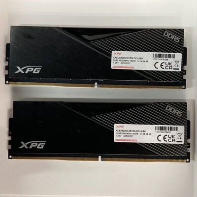【八王子店】中古  16GB 2枚組(合計32GB) PC5-41600/DDR5-5200 デスクトップ用 190888 