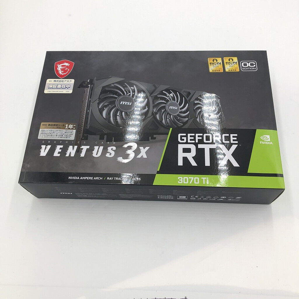 中古 MSI Geforce RTX 3070 Ti VENTUS 3X 8G OC 4580002331 （395934