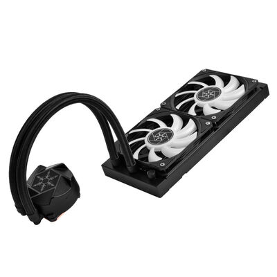 SilverStone  VIDA 240 SLIM  SST-VD240-SLIM (240mm ARGB ブラック) 