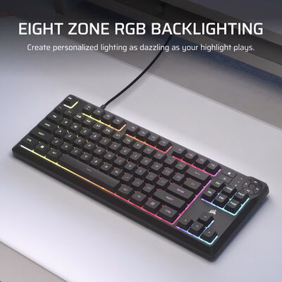 Corsair  K55 CORE TKL RGB CHR-9216065-JP (ブラック) 