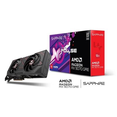 SAPPHIRE  PULSE Radeon RX 9070 GRE GAMING OC 12GB (Radeon RX 9070 GRE 12GB) 