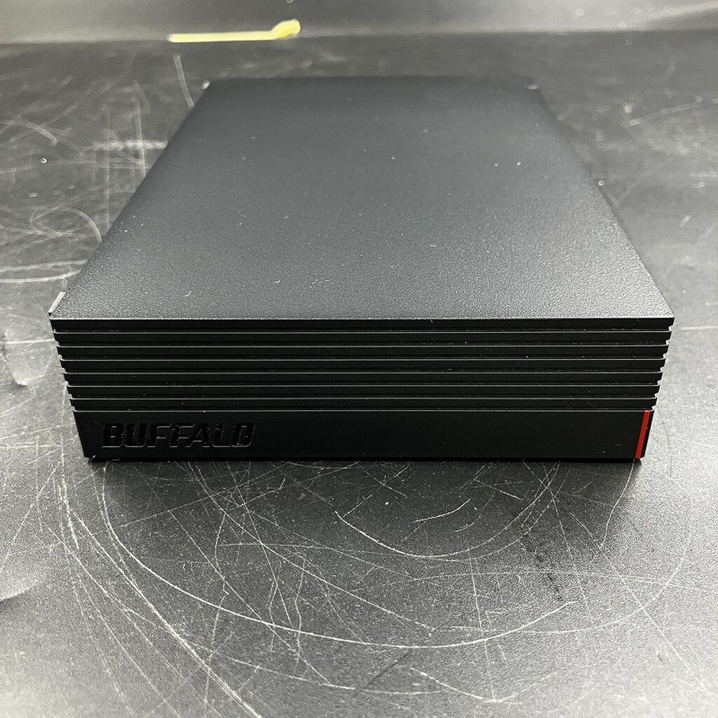 中古 BUFFALO HD-NRLD8.0U3-BA(USB3.1 外付HDD 8TB 黒