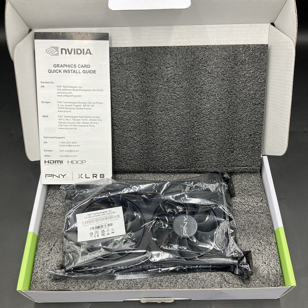 中古 PNY Geforce RTX 4060 8GB VERTO Dual Fan（RTX4060 8GB
