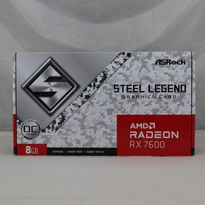 中古  ASRock RX7600 SL 8GO RX7600 Steel Legend 8G OC (RX7600 8G) 162751 