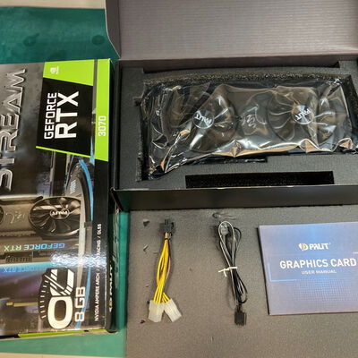 【静岡東瀬名店】中古  Palit RTX3070 JetStream OC NE63070T19P2-1040J (RTX3070 8G) 143909 