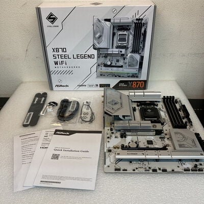 【京都店】中古  ASRock X870 Steel Legend WiFi (X870 AM5 ATX DDR5) 172202 