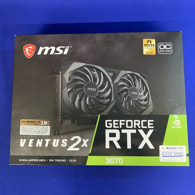 【横浜駅前店】中古  MSI GeForce RTX 3070 VENTUS 2X OC (RTX3070 8G) 143902 