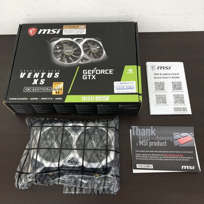 【長野稲里店】中古  MSI GeForce GTX1650 SUPER VENTUS XS OC (GTX1650 SUPER 4GB) 141897 