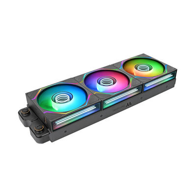 Thermaltake  SWAFAN 140 EX INFINITY ARGB Sync 3Pack CL-F246-PL14SW-A (140mm ARGB ブラック 交換式ファン 3個パック) 