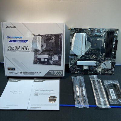 【大宮店】中古  ASRock B550M WiFi (B550 AM4 mATX DDR4) 1250007066 