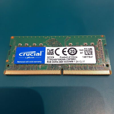 【鹿児島店】中古  PC4-19200 8GB ノート用(DDR4-2400) 150693 