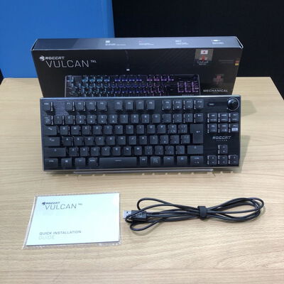 【甲府飯田店】中古  ROCCAT　VULCAN TKL RED JP ROC-12-285 赤軸 4720002204 