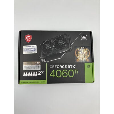 【秋葉原本店】中古  MSI GeForce RTX 4060 Ti VENTUS 2X BLACK 16G OC (RTX4060Ti 16GB) 3410012839 