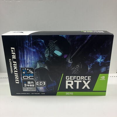 【大宮店】中古  玄人志向 GG-RTX3070-E8GB/TP (RTX3070 8G) 143905 