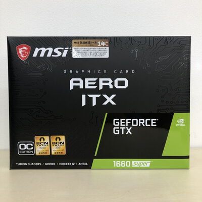 【長野稲里店】中古  MSI GeForce GTX 1660 SUPER AERO ITX OC (GTX1660 SUPER) 141207 
