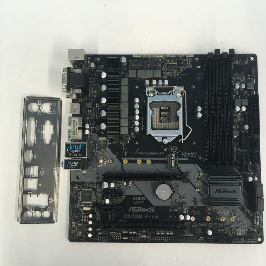 中古 ASRock Z370M Pro4 (Z370 1151 mATX DDR4) 136209 （369575