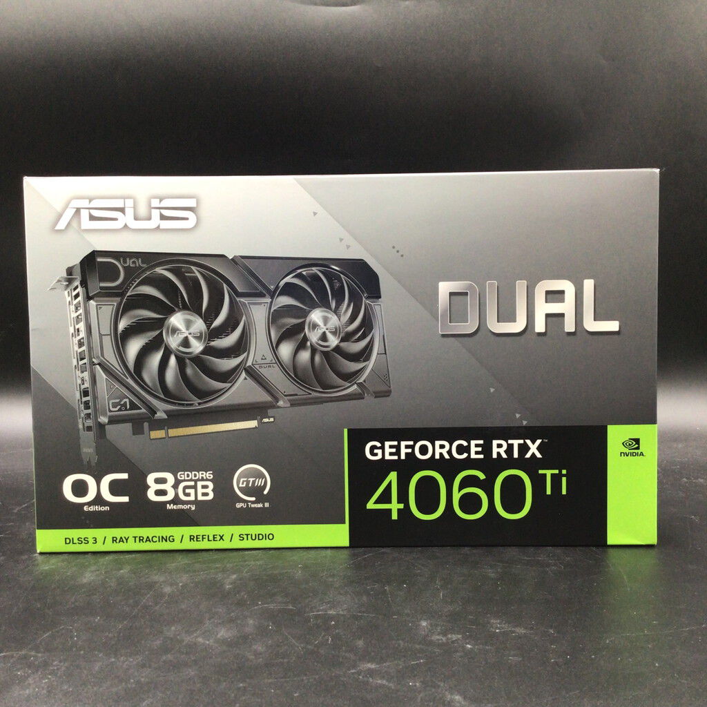中古 ASUS DUAL-RTX4060TI-O8G-EVO (RTX4060Ti 8G) 175545 （307448