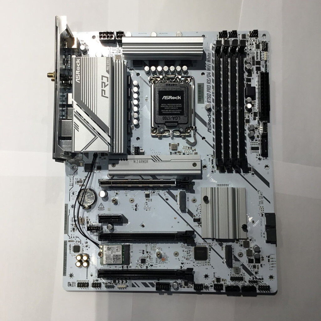 中古 ASRock B760 Pro RS/D4 WiFi White (B760 1700 ATX DDR4