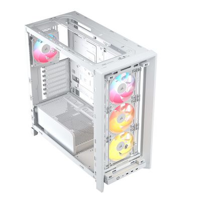 Corsair  FRAME 4000D LCD RS ARGB Premium White CC-9011327-WW (E-ATX ガラス ホワイト) 