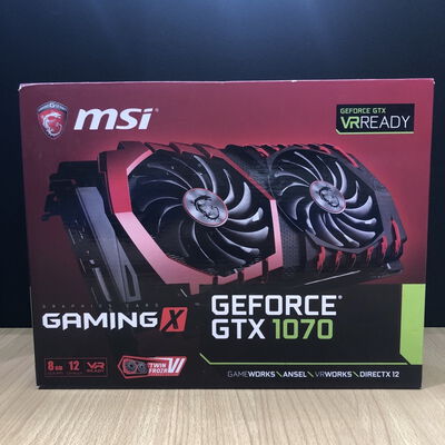 【甲府飯田店】中古  MSI GTX1070 GAMING X 8G(GTX1070 8G GDR5) 4720001724 